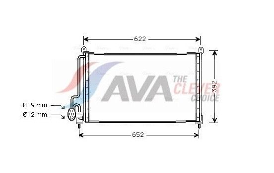 Kondensor, klimatanläggning OL5229 Ava Quality Cooling