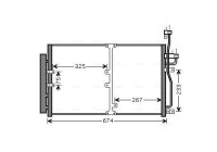 Kondensor, klimatanläggning OL5425D Ava Quality Cooling