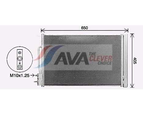 Kondensor, klimatanläggning OL5709D Ava Quality Cooling