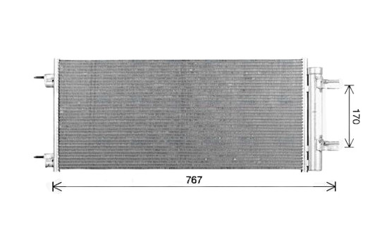 Kondensor, klimatanläggning OL5724D Ava Quality Cooling