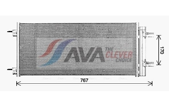 Kondensor, klimatanläggning OL5724D Ava Quality Cooling, bild 2