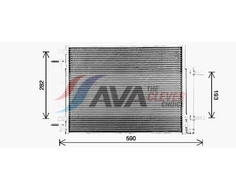Kondensor, klimatanläggning OL5735D Ava Quality Cooling, bild 2