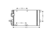 Kondensor, klimatanläggning OLA5326D Ava Quality Cooling