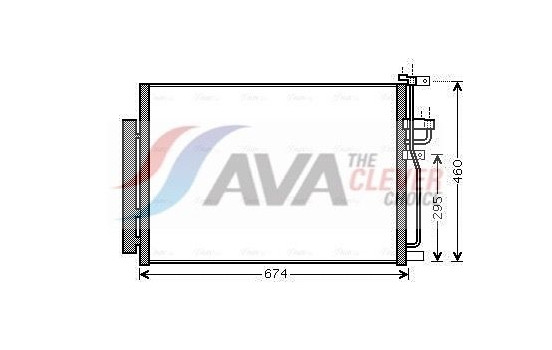 Kondensor, klimatanläggning OLA5436D Ava Quality Cooling