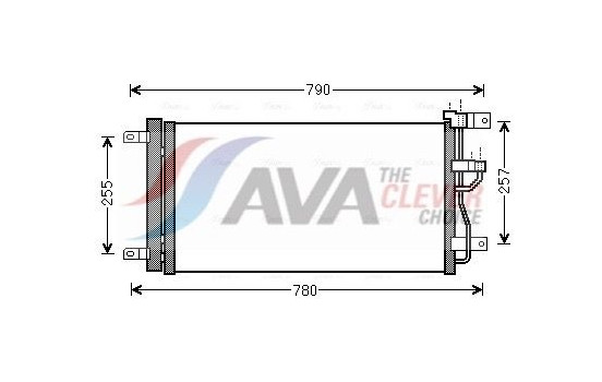 Kondensor, klimatanläggning OLA5612D Ava Quality Cooling
