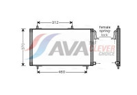 Kondensor, klimatanläggning PE5257 Ava Quality Cooling