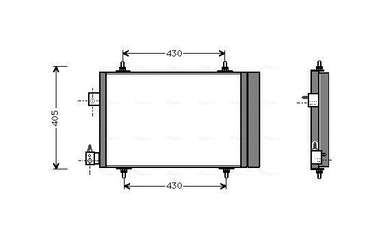 Kondensor, klimatanläggning PEA5193D Ava Quality Cooling