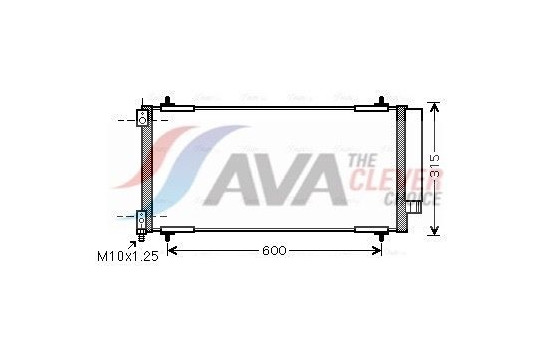 Kondensor, klimatanläggning PEA5301D Ava Quality Cooling, bild 2