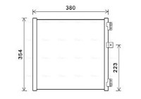 Kondensor, klimatanläggning PR5089 Ava Quality Cooling