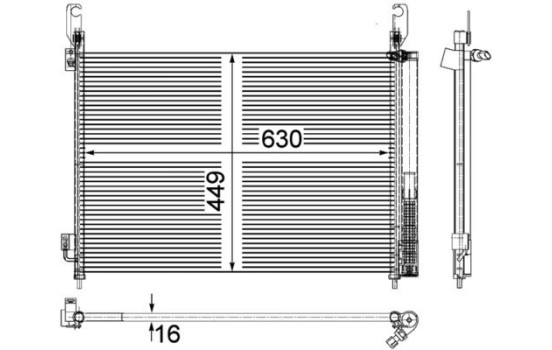 Kondensor, klimatanläggning PREMIUM LINE, bild 2