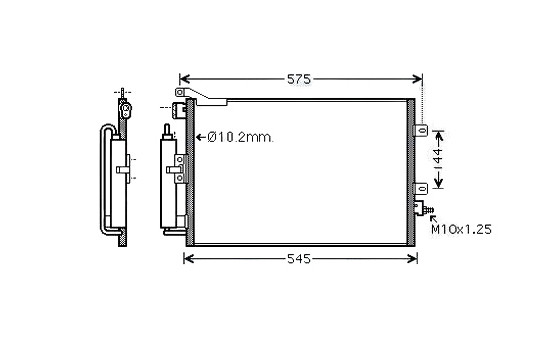 Kondensor, klimatanläggning RT5417D Ava Quality Cooling