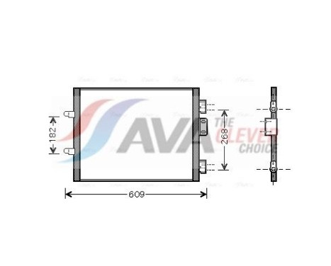 Kondensor, klimatanläggning RTA5315 Ava Quality Cooling, bild 2