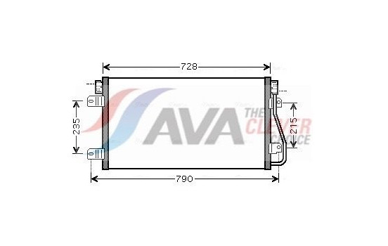 Kondensor, klimatanläggning RTA5348 Ava Quality Cooling