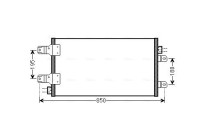 Kondensor, klimatanläggning RTA5443 Ava Quality Cooling