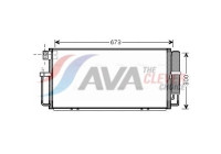 Kondensor, klimatanläggning SU5064D Ava Quality Cooling
