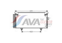 Kondensor, klimatanläggning SUA5073D Ava Quality Cooling