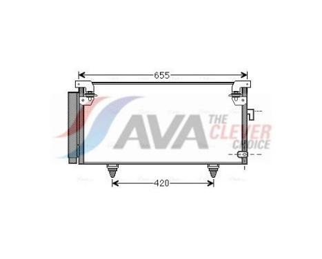 Kondensor, klimatanläggning SUA5073D Ava Quality Cooling