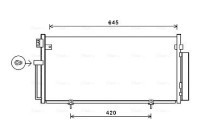 Kondensor, klimatanläggning SUA5078D Ava Quality Cooling