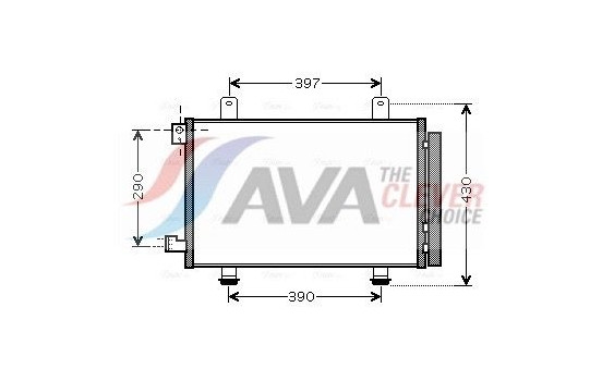 Kondensor, klimatanläggning SZ5090D Ava Quality Cooling, bild 2