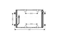 Kondensor, klimatanläggning SZ5107D Ava Quality Cooling