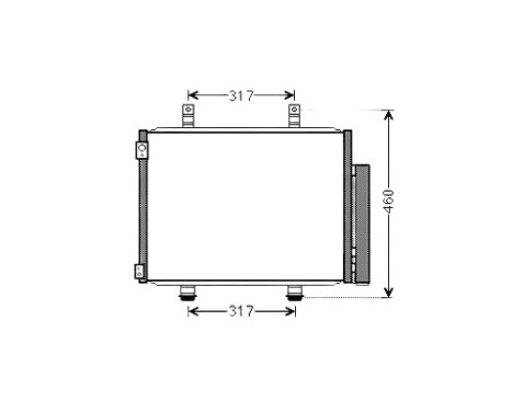 Kondensor, klimatanläggning SZ5133D Ava Quality Cooling