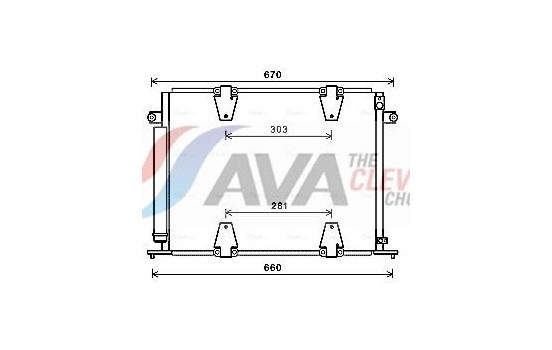 Kondensor, klimatanläggning SZ5135D Ava Quality Cooling