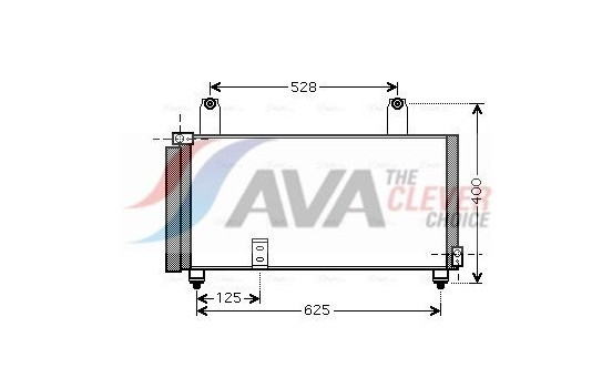 Kondensor, klimatanläggning SZA5081D Ava Quality Cooling