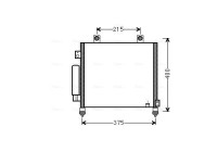 Kondensor, klimatanläggning SZA5120D Ava Quality Cooling