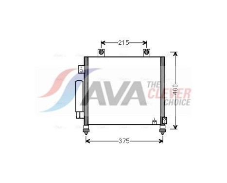 Kondensor, klimatanläggning SZA5120D Ava Quality Cooling