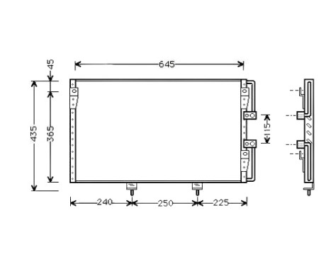 Kondensor, klimatanläggning TO5226 Ava Quality Cooling