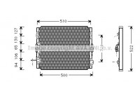 Kondensor, klimatanläggning TO5244 Ava Quality Cooling