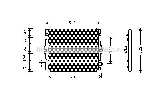 Kondensor, klimatanläggning TO5244 Ava Quality Cooling