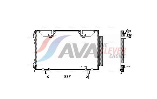 Kondensor, klimatanläggning TO5327D Ava Quality Cooling