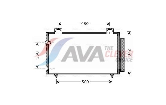 Kondensor, klimatanläggning TO5411D Ava Quality Cooling