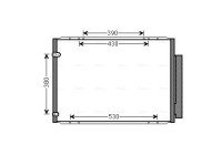 Kondensor, klimatanläggning TO5573D Ava Quality Cooling