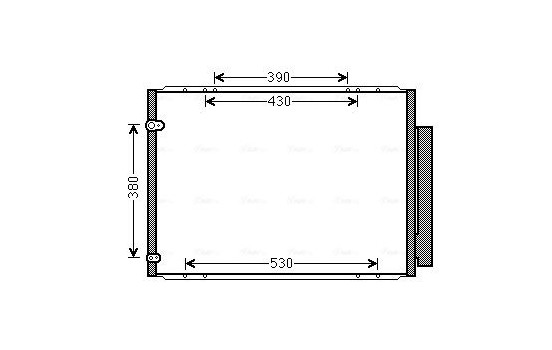 Kondensor, klimatanläggning TO5573D Ava Quality Cooling