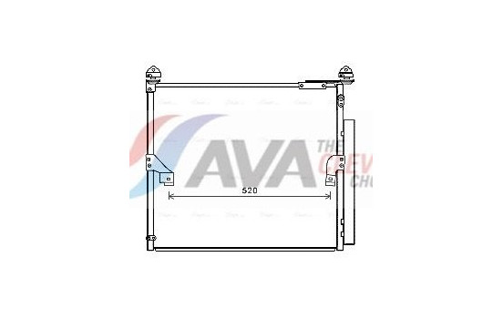 Kondensor, klimatanläggning TO5657D Ava Quality Cooling