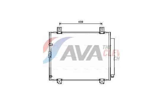 Kondensor, klimatanläggning TO5680D Ava Quality Cooling