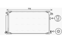 Kondensor, klimatanläggning TO5741D Ava Quality Cooling