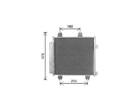Kondensor, klimatanläggning TO5765D Ava Quality Cooling