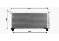 Kondensor, klimatanläggning TO5787D Ava Quality Cooling