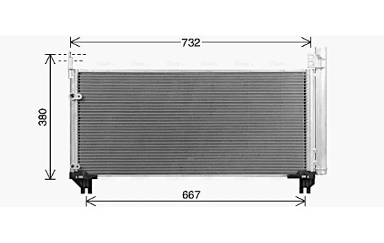 Kondensor, klimatanläggning TO5787D Ava Quality Cooling