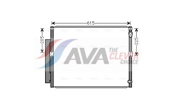 Kondensor, klimatanläggning TOA5564D Ava Quality Cooling
