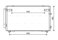 Kondensor, klimatanläggning TOA5621D Ava Quality Cooling