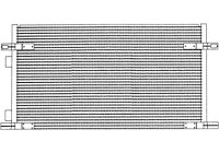 Kondensor, klimatanläggning TSP0225212 Delphi