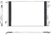 Kondensor, klimatanläggning TSP0225463 Delphi