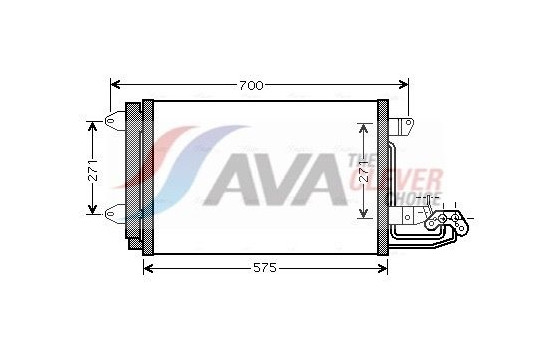 Kondensor, klimatanläggning VN5269D Ava Quality Cooling, bild 2