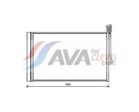 Kondensor, klimatanläggning VN5334D Ava Quality Cooling