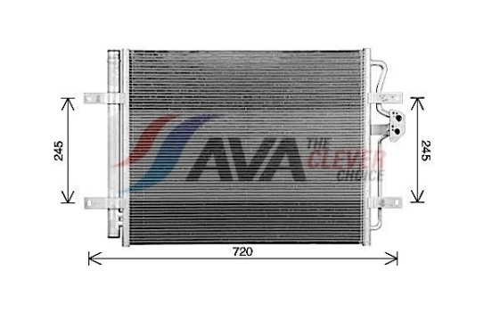 Kondensor, klimatanläggning VN5433D Ava Quality Cooling