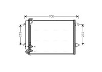 Kondensor, klimatanläggning VNA5225D Ava Quality Cooling